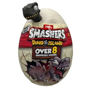 Zuru Smashers Dino Island Surprise Egg Discovery Toy Dinosaur Slime Sand Figure